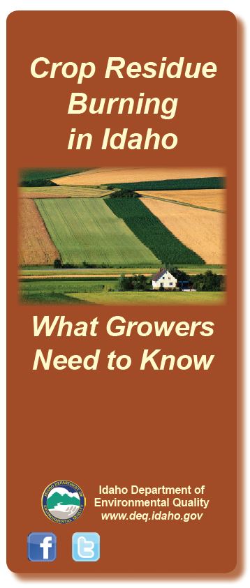 Crop Residue Burning in Idaho - brochure
